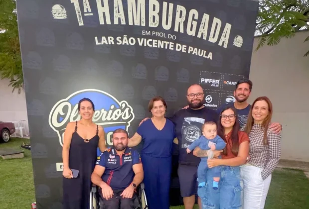 1ª Hamburgada reúne 180 pessoas em ação beneficente pelo Lar São Vicente de Paula