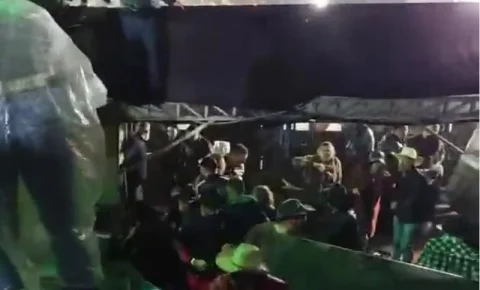 Desabamento parcial de camarote deixa 24 feridos em rodeio de Campo Limpo Paulista