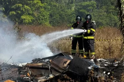 Avião de pequeno porte cai em Mato Grosso e deixa três mortos