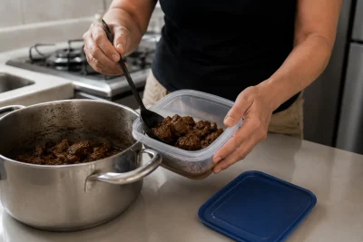 Comida quente em recipiente fechado: por que esse hábito merece atenção?