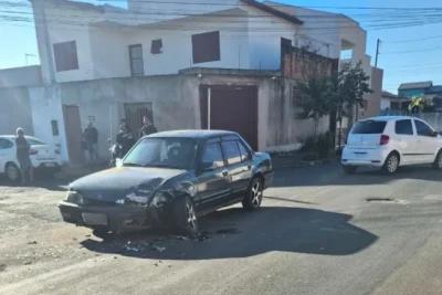 Colisão envolvendo Monza é registrada no bairro Eldorado em Cosmópolis