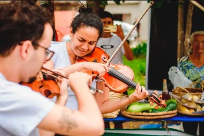 Orquestra Jovem Circuito das Águas realiza ensaio aberto ao público em Amparo