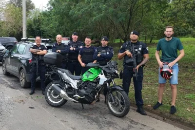 GCM localiza motocicleta furtada escondida em área de mata em Santo Antônio de Posse