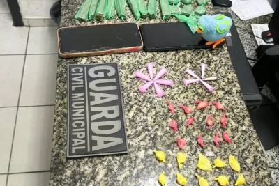 GCM prende homem por tráfico de drogas e lesão corporal em Santo Antônio de Posse