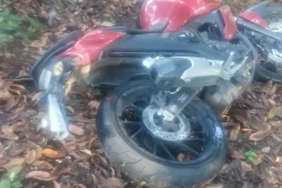 GCM localiza motocicleta furtada às margens do Rio Jaguari em Pedreira