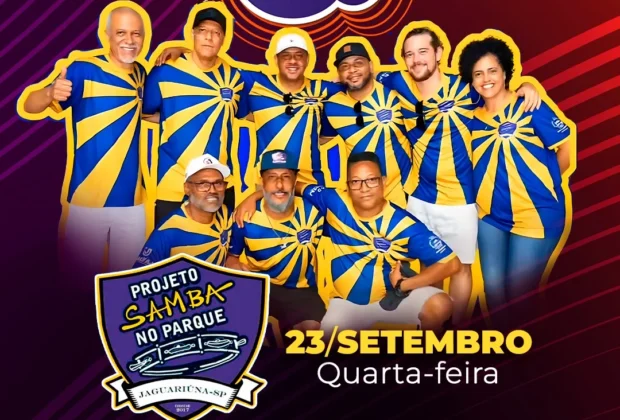 Feira Noturna de Jaguariúna terá projeto Samba no Parque nesta quarta-feira