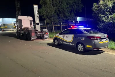 Caminhão-trator com registro de estelionato é apreendido na SP-340, em Campinas