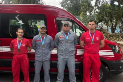 Bombeiro de Santo Antônio de Posse conquista ouro em campeonato de Jiu-Jitsu da Polícia Militar