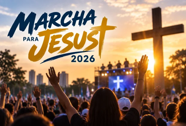 Marcha para Jesus 2026 reúne programação especial em Pedreira no dia 26 de setembro