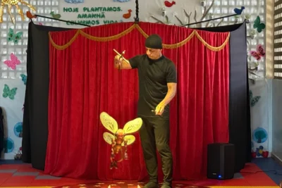 Prefeitura de Artur Nogueira promove espetáculo de marionetes nas unidades de Educação Infantil