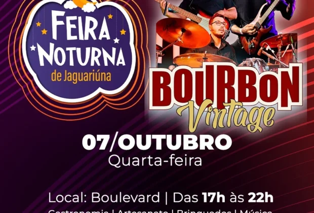 Feira Noturna de Jaguariúna recebe exposição de carros antigos