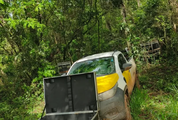 Guardas recuperam equipamentos avaliados em R$ 40 mil escondidos em mata em Santo Antônio de Posse
