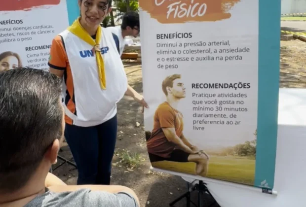Feira de Saúde oferece avaliações gratuitas e orientações em Engenheiro Coelho