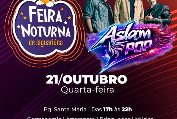 Feira Noturna anima Parque Santa Maria