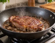 Por que o bife encolhe quando vai para a frigideira?