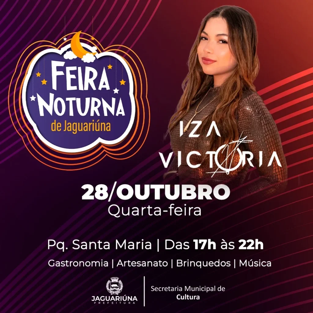 Feira Noturna anima Parque Santa Maria — Jaguariúna